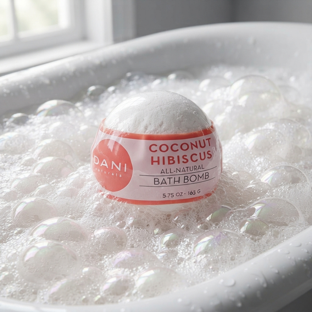 COCONUT HIBISCUS BATH BOMB