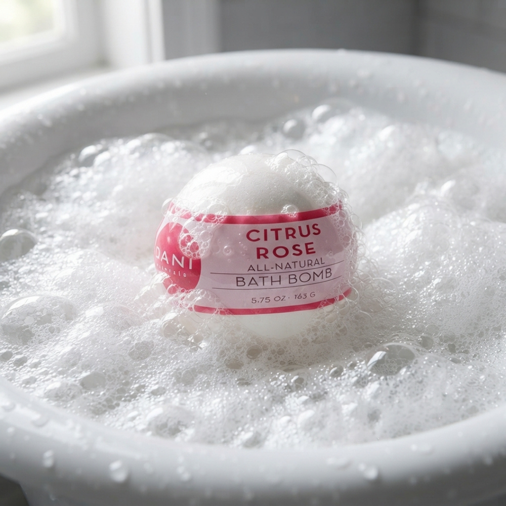CITRUS ROSE BATH BOMB