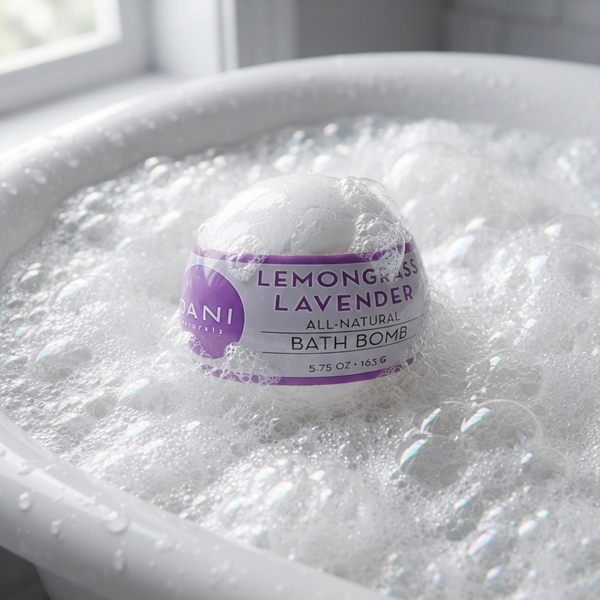 LEMONGRASS LAVENDER BATH BOMB