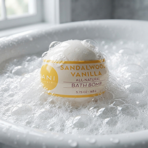 SANDALWOOD VANILLA BATH BOMB