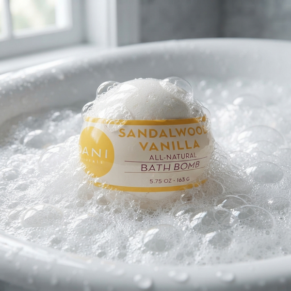 SANDALWOOD VANILLA BATH BOMB