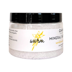 SANDALWOOD VANILLA MINERAL BATH SOAK