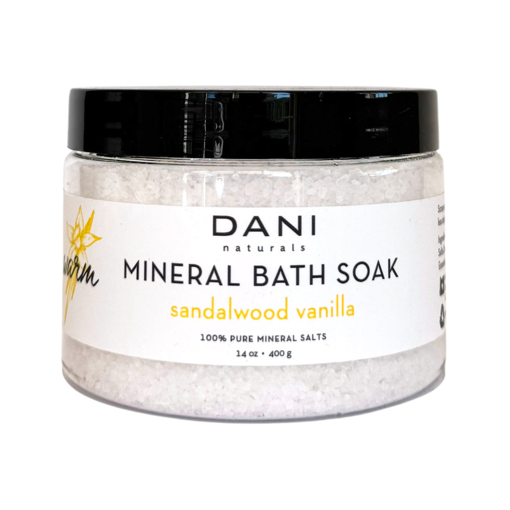 SANDALWOOD VANILLA MINERAL BATH SOAK