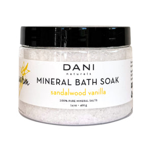 SANDALWOOD VANILLA MINERAL BATH SOAK