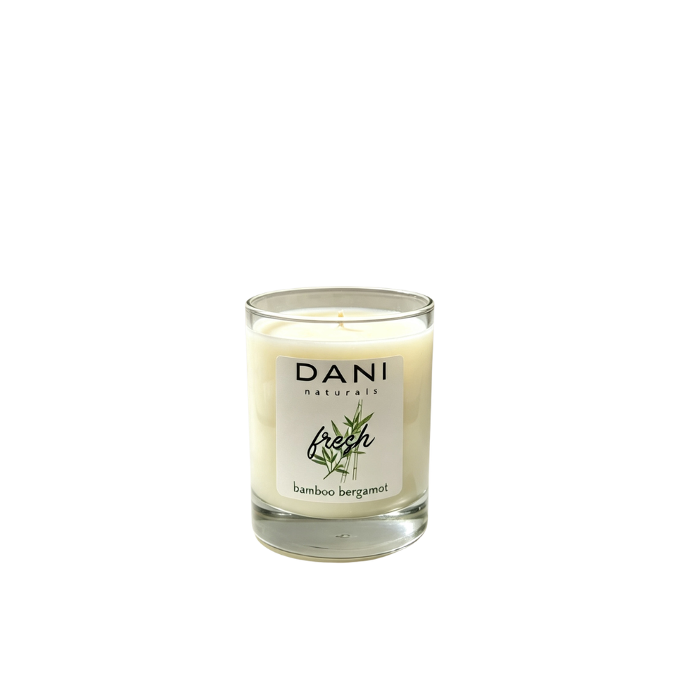 BAMBOO BERGAMOT GLASS CANDLE