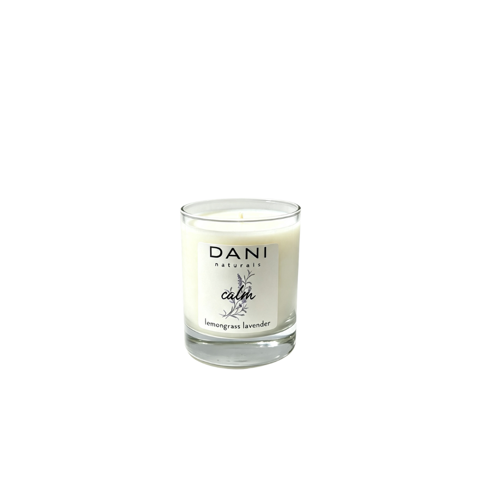 LEMONGRASS LAVENDER GLASS CANDLE