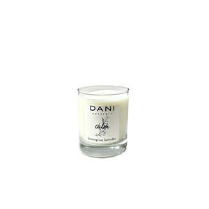LEMONGRASS LAVENDER GLASS CANDLE