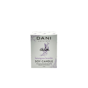 LEMONGRASS LAVENDER GLASS CANDLE