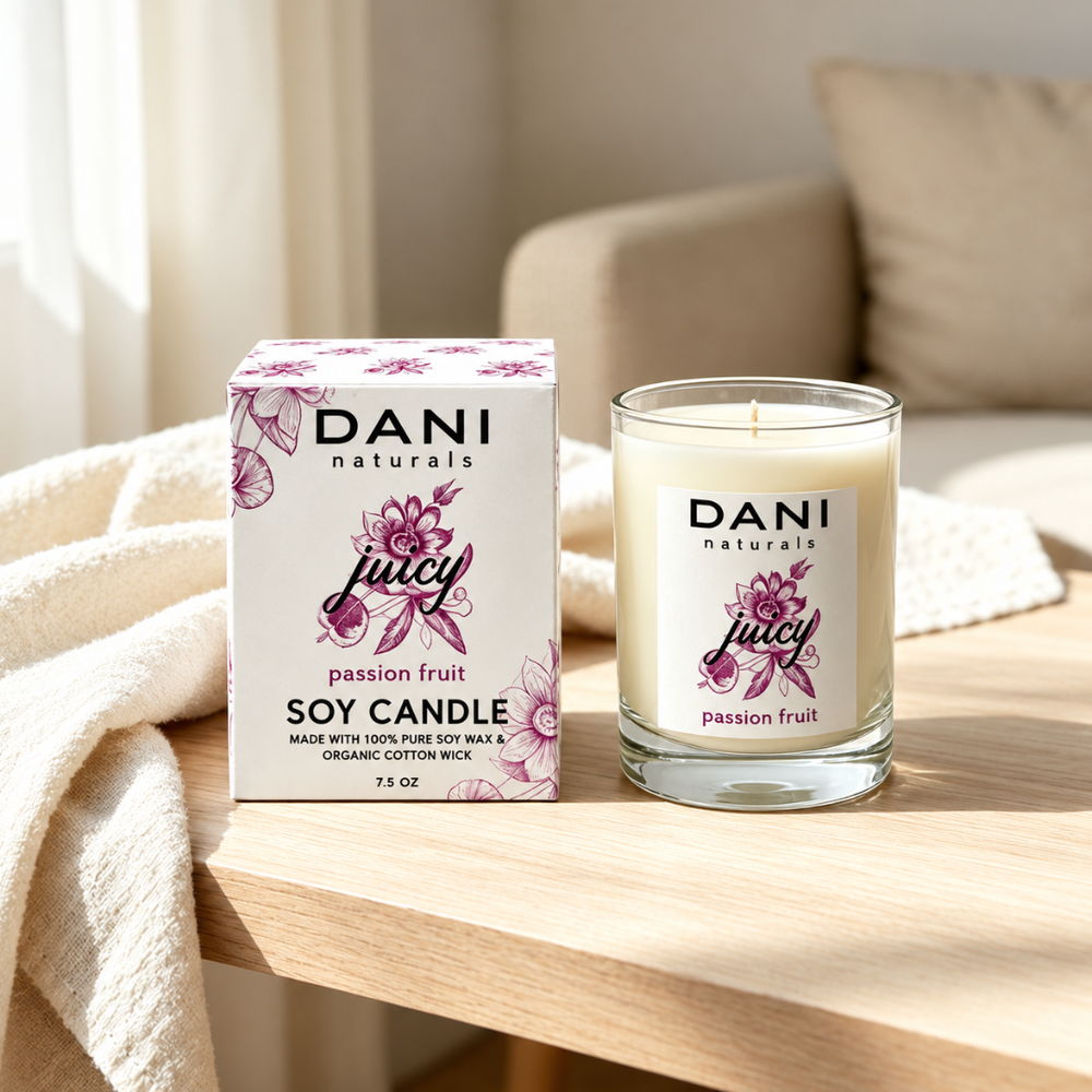 PASSION FRUIT GLASS CANDLE