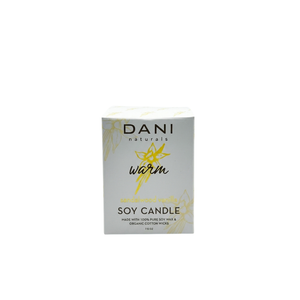SANDALWOOD VANILLA GLASS CANDLE