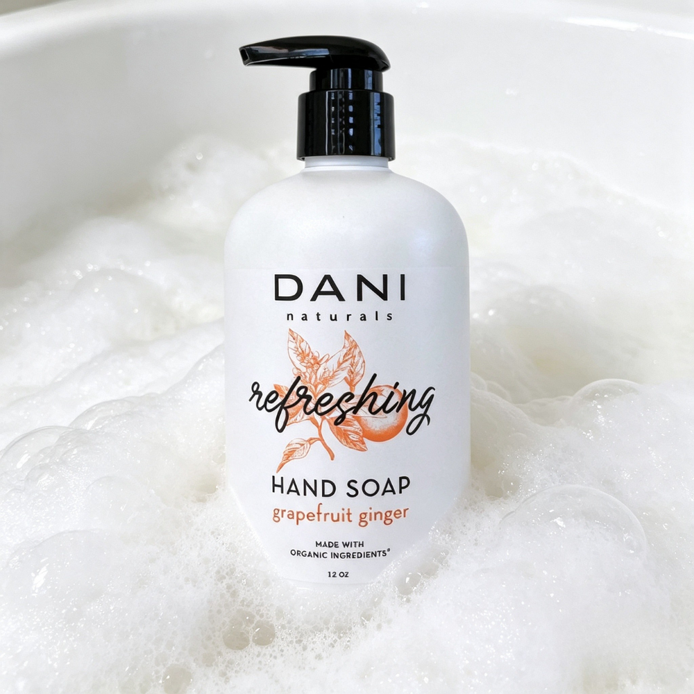 Grapefruit Ginger Moisturizing Hand Soap | Refreshing & Sulfate-Free | DANI Naturals