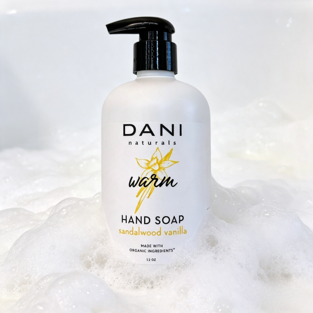 Sandalwood Vanilla Moisturizing Hand Soap | Warm & Sulfate-Free | DANI Naturals