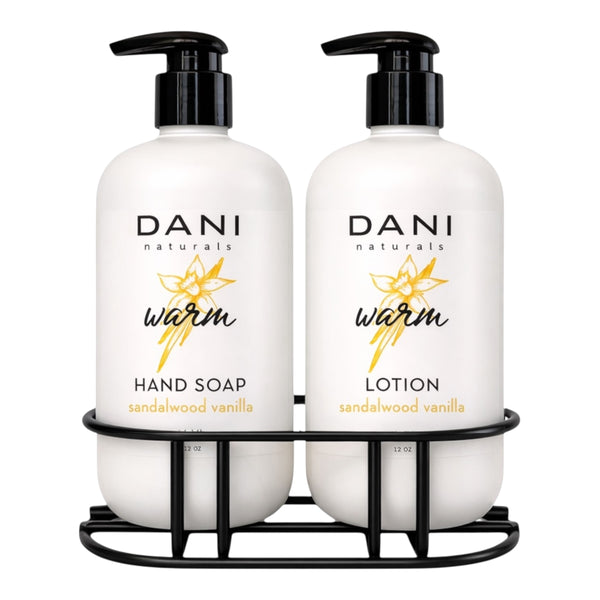 SANDALWOOD VANILLA HAND SOAP AND LOTION SET