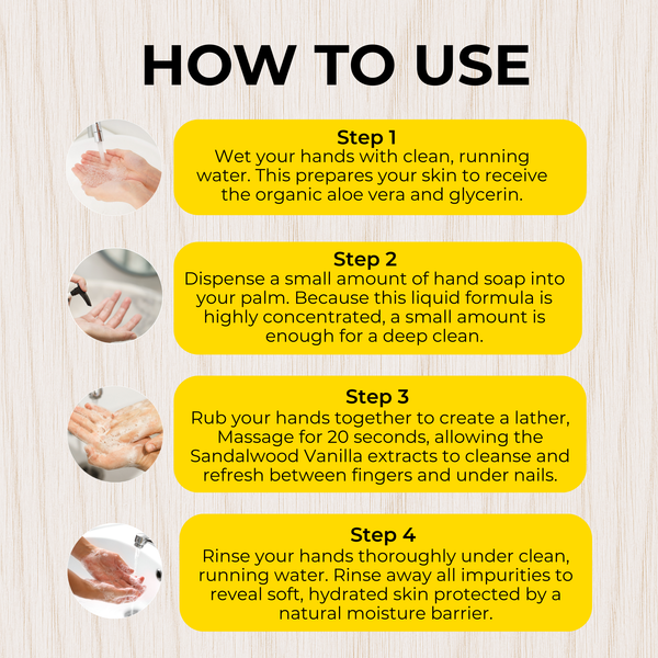 SANDALWOOD VANILLA MOISTURIZING HAND SOAP