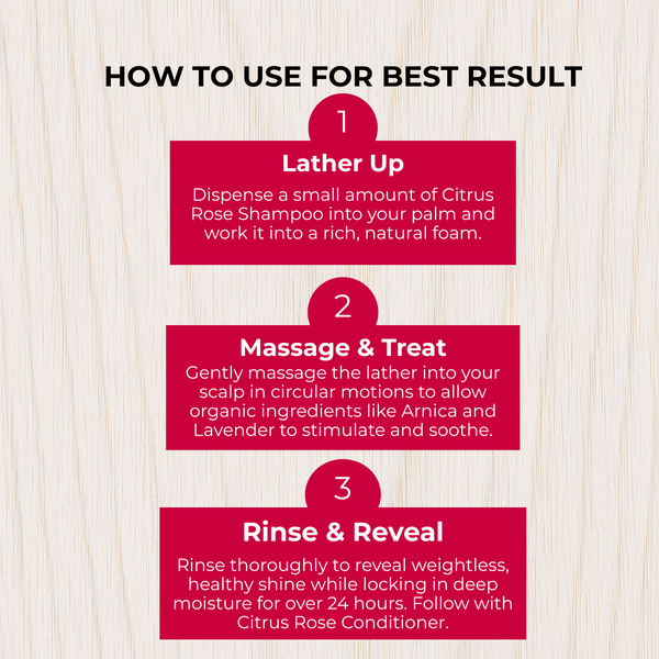 CITRUS ROSE SULFATE-FREE SHAMPOO