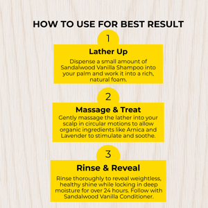 SANDALWOOD VANILLA SULFATE-FREE SHAMPOO