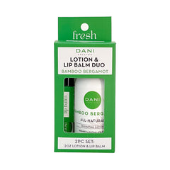 BAMBOO BERGAMOT LOTION AND LIP BALM DUO