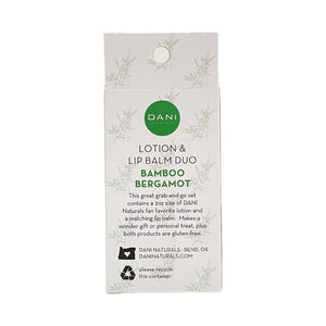 BAMBOO BERGAMOT LOTION AND LIP BALM DUO