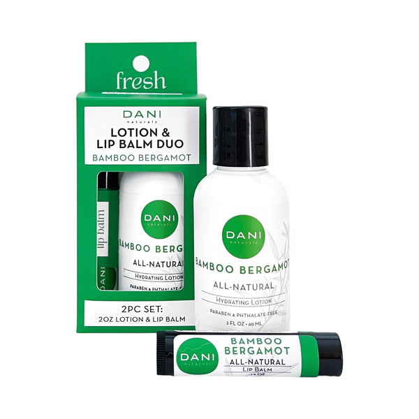 BAMBOO BERGAMOT LOTION AND LIP BALM DUO