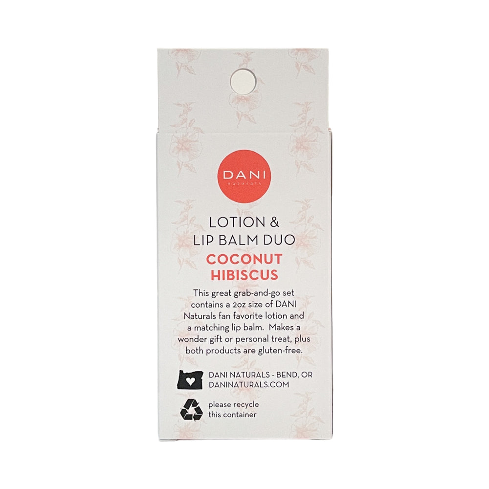 COCONUT HIBISCUS LOTION AND LIP BALM DUO