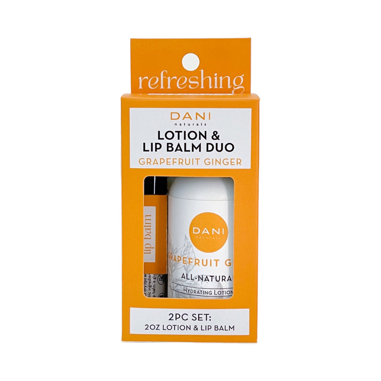 Lip Balm Duo Set Lychee & Macadamia and Desert Lime - Alperstein Designs main image 1