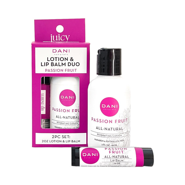PASSION FRUIT LOTION AND LIP BALM DUO