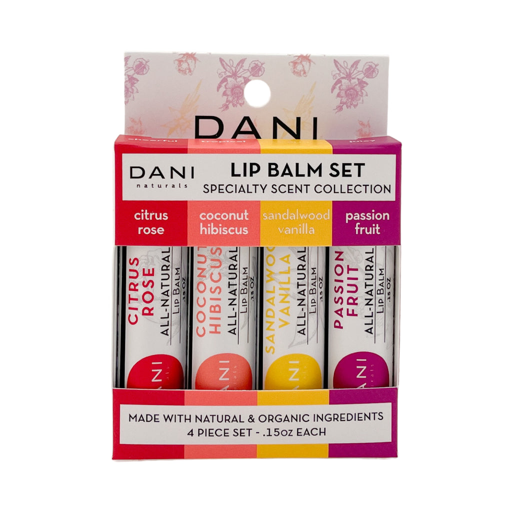 Lip Balm 4 Piece Set - Specialty Scent Collection