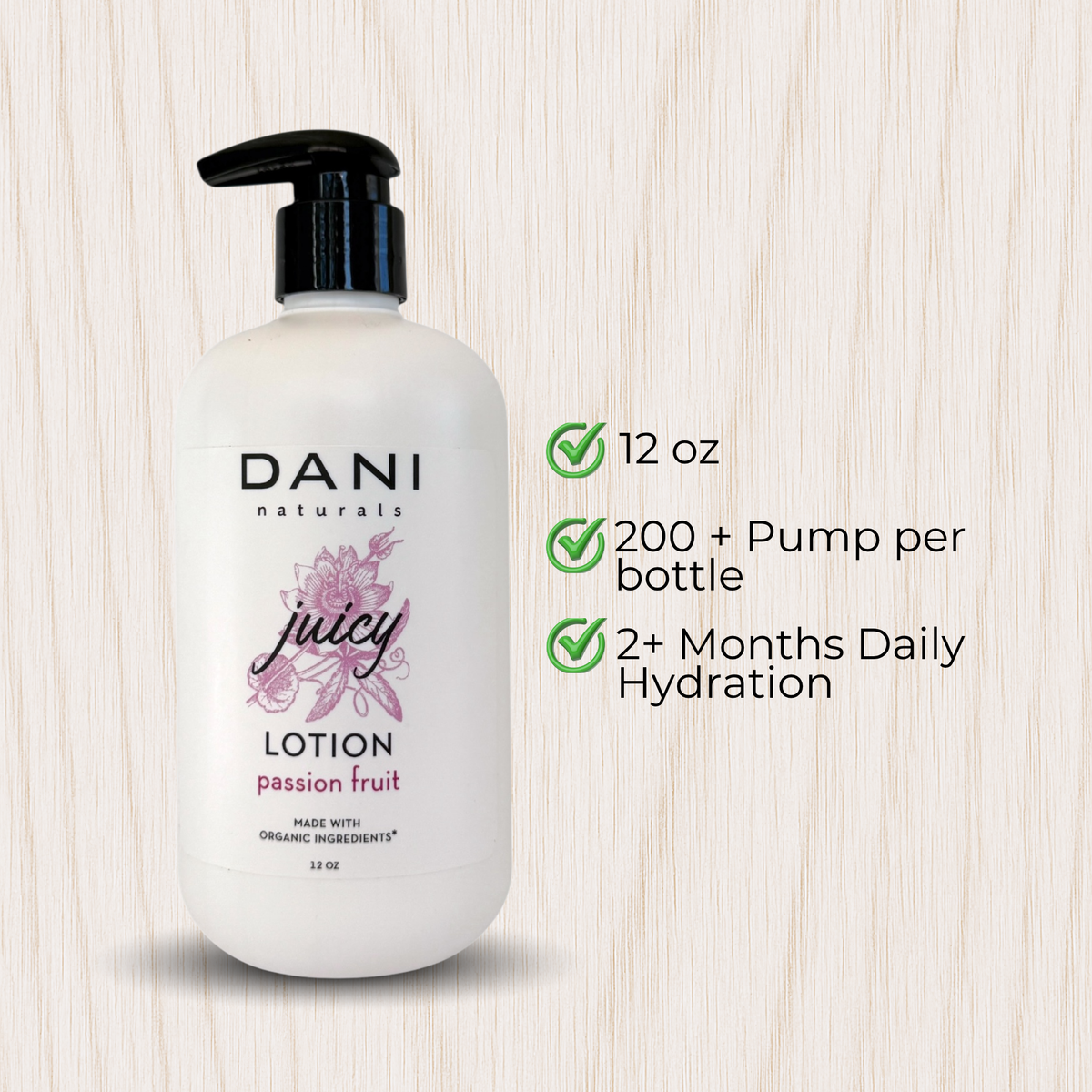 Passion Fruit Hydrating Lotion | Juicy & Non-Greasy | DANI Naturals