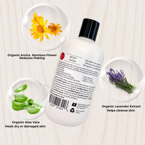 CITRUS ROSE MOISTURIZING BODY WASH
