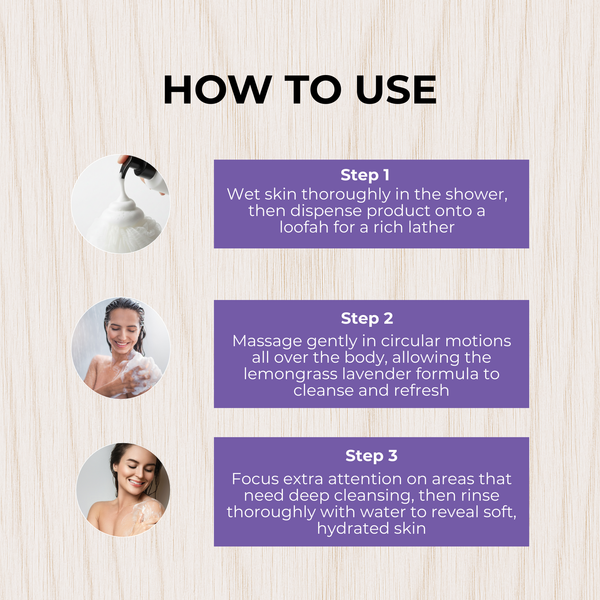 LEMONGRASS LAVENDER MOISTURIZING BODY WASH