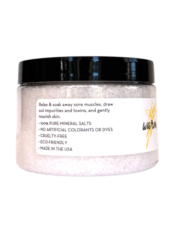 SANDALWOOD VANILLA MINERAL BATH SOAK