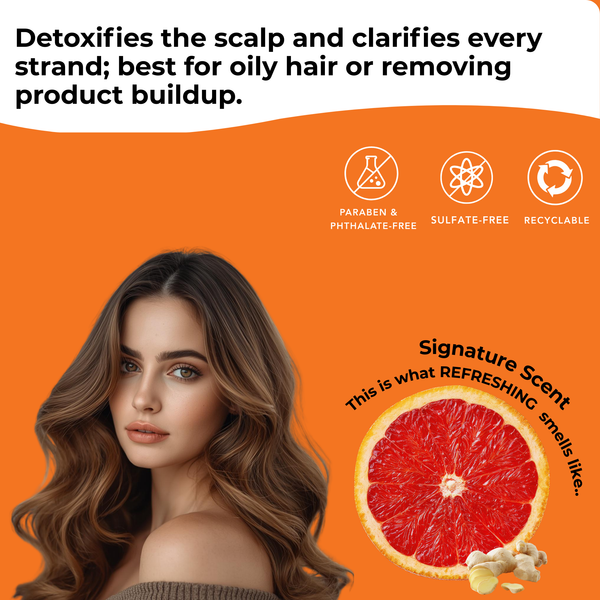 GRAPEFRUIT GINGER SULFATE-FREE SHAMPOO