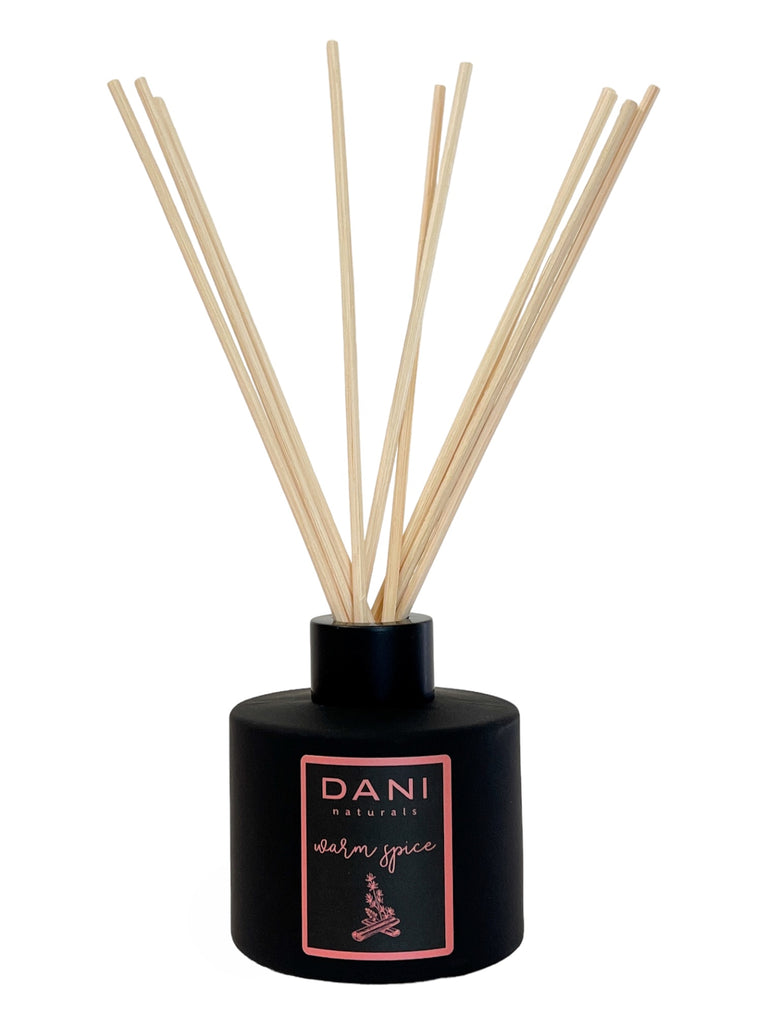 Holiday Collection - 4oz Black Glass Diffuser, Warm Spice