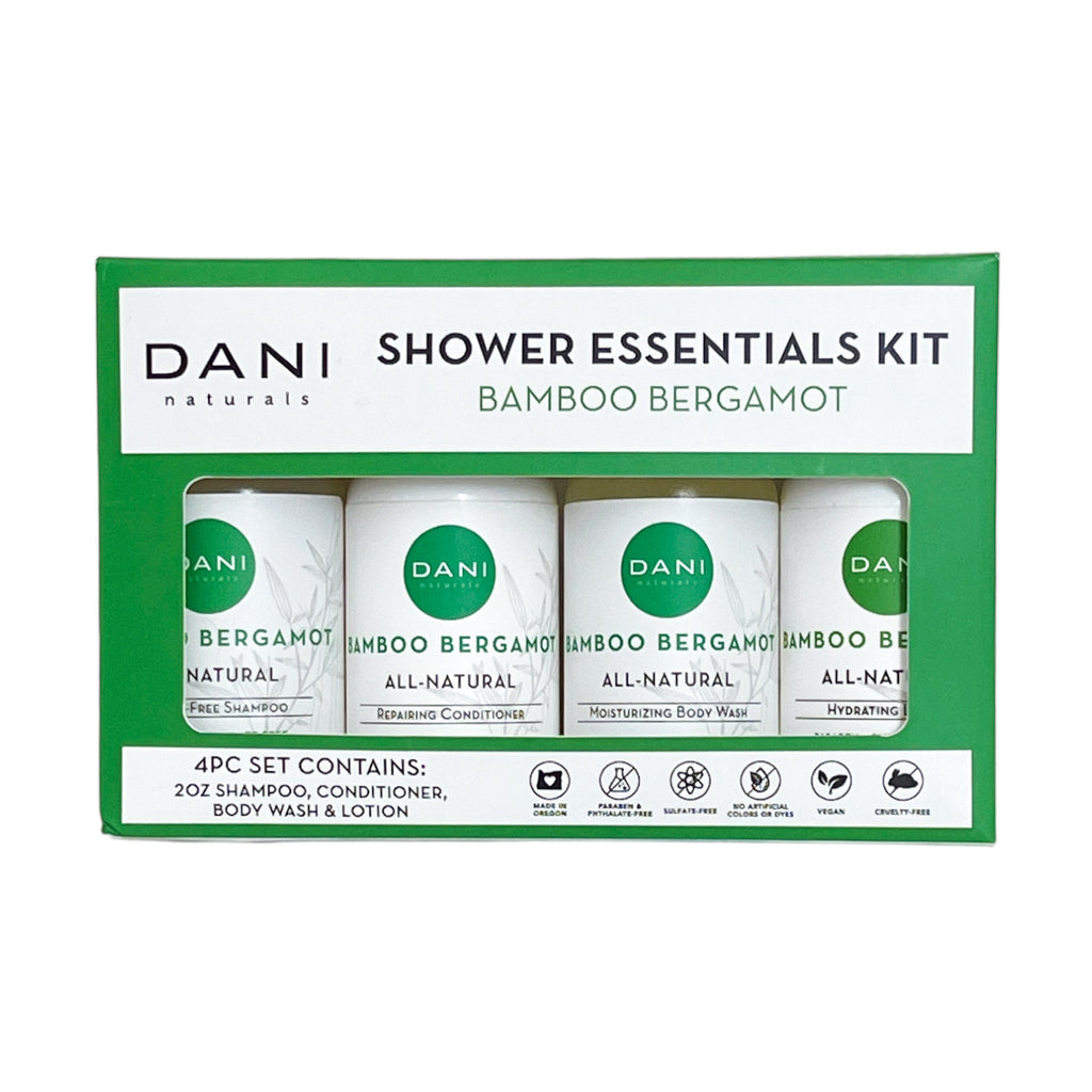 Shower Essentials Kit in Bamboo Bergamot