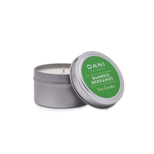 BAMBOO BERGAMOT 2OZ TIN CANDLE