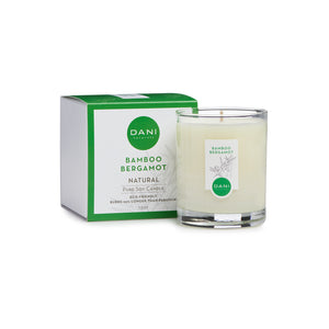 BAMBOO BERGAMOT GLASS CANDLE