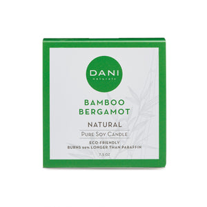 BAMBOO BERGAMOT GLASS CANDLE