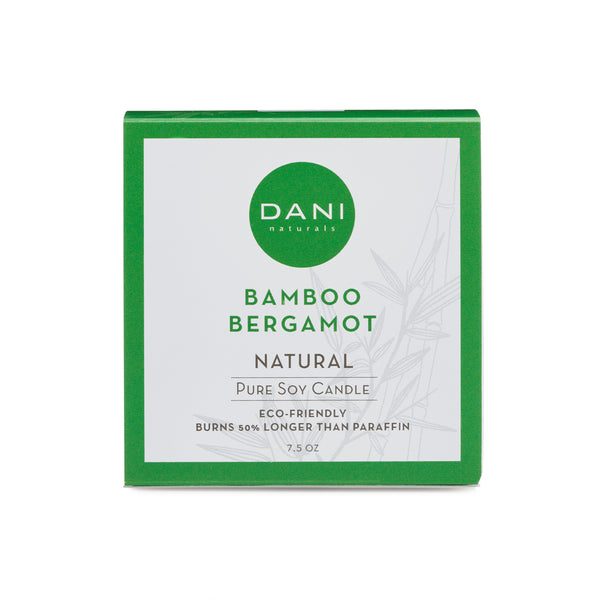 BAMBOO BERGAMOT GLASS CANDLE