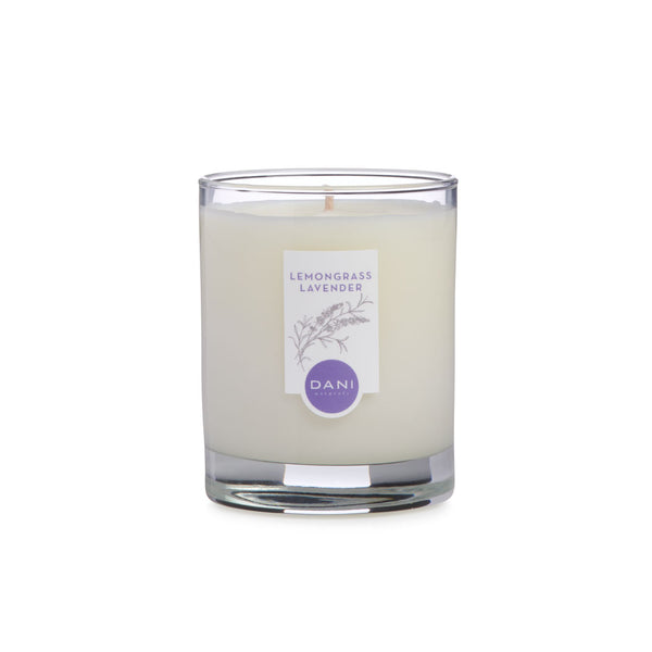 LEMONGRASS LAVENDER GLASS CANDLE