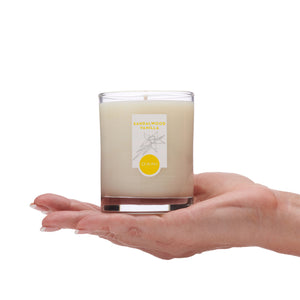 SANDALWOOD VANILLA GLASS CANDLE
