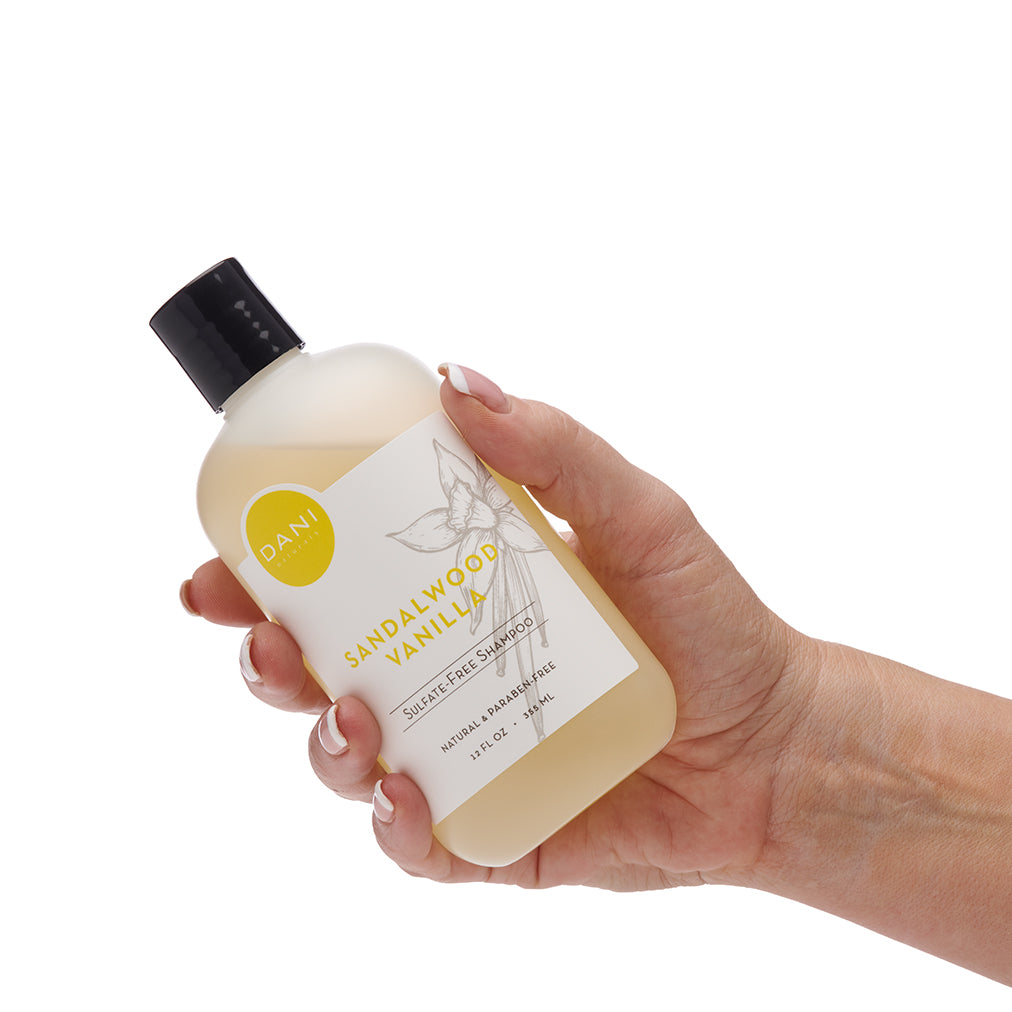 Sandalwood Vanilla Shampoo - 12oz - Thickening and Regrowth
