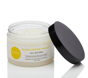 SANDALWOOD VANILLA EXFOLIATING BODY SCRUB